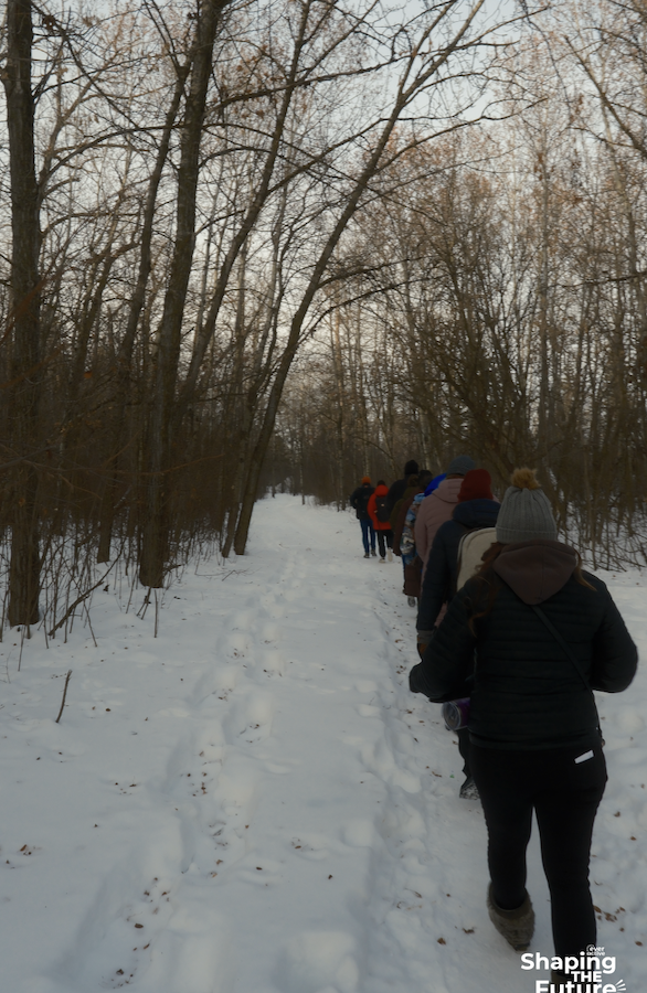 Shaping the Future walk in the forsest